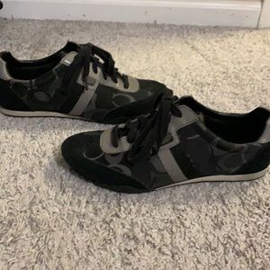 Gently worn Coach Black and Gray Sneakers